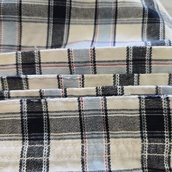 ECKO UNLTD Men's Dark and Light Blue Plaid Classic Relaxed Fit Cotton Shorts 38 - Picture 7 of 11